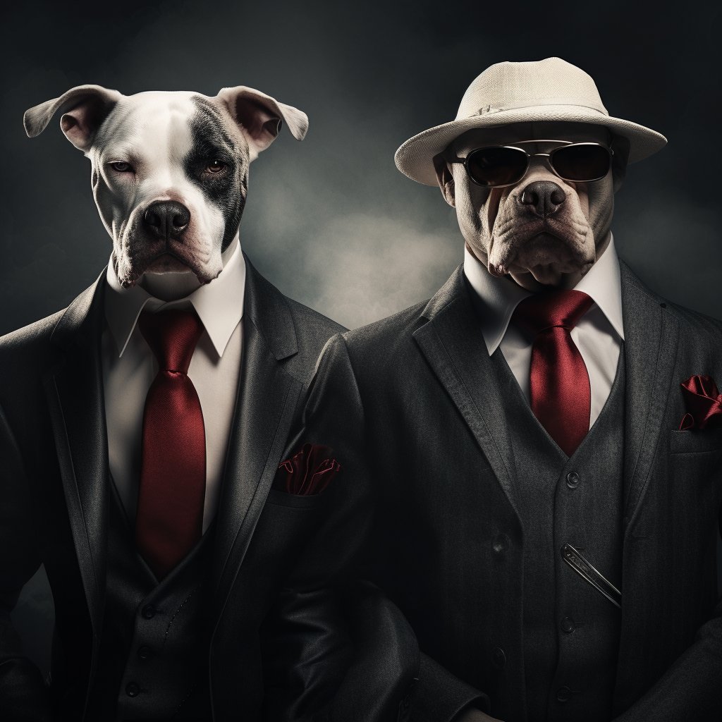 Wealthy Mafia Boss Art Pet Image