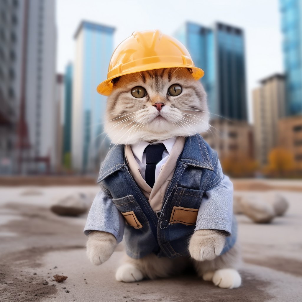 Purr-fect Harmony: Cat Related Gifts in Civil Engineer's Style