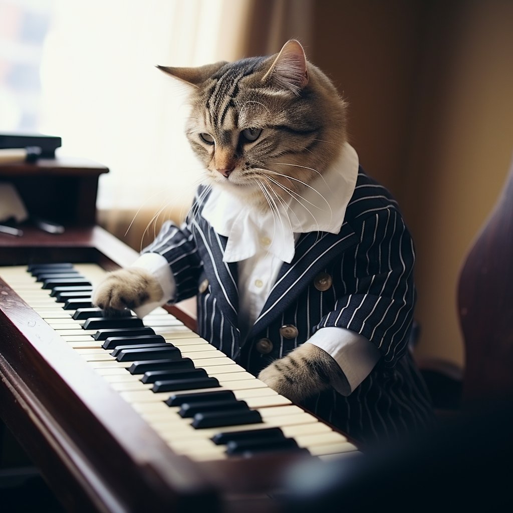 Timeless Elegance: Pianist Pet Portraits for a 70th Birthday