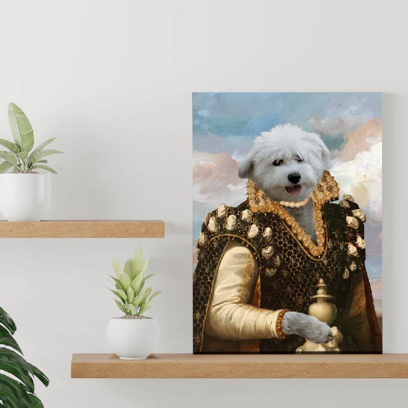 Medieval Dog Portraits Personalised Pet Portrait Royalty