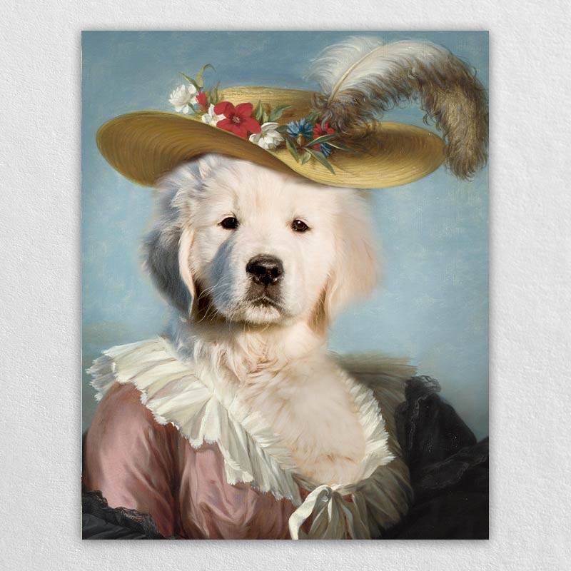Painter Fancy Pet Portraits Pet Paintings on Canvas
