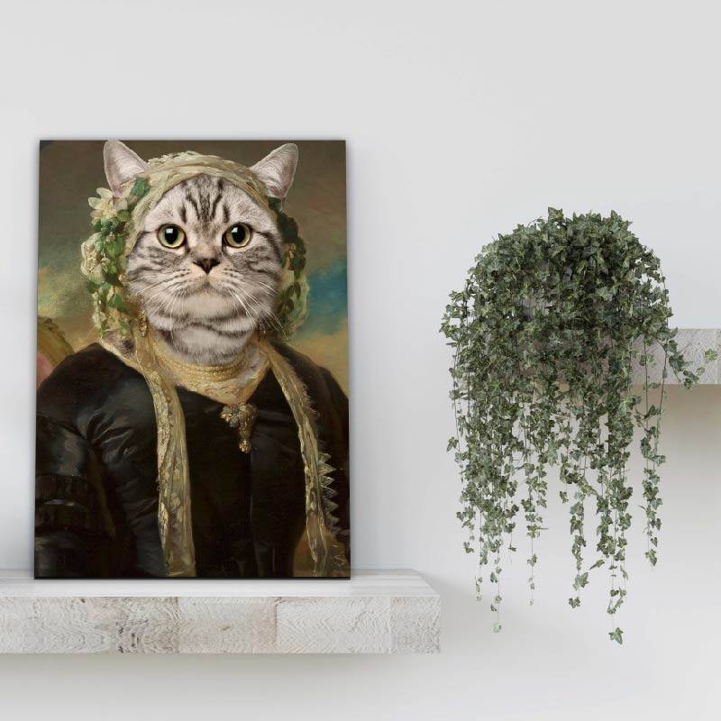 Portrait Of A Pet In A Cap Pet Renaissance Painting