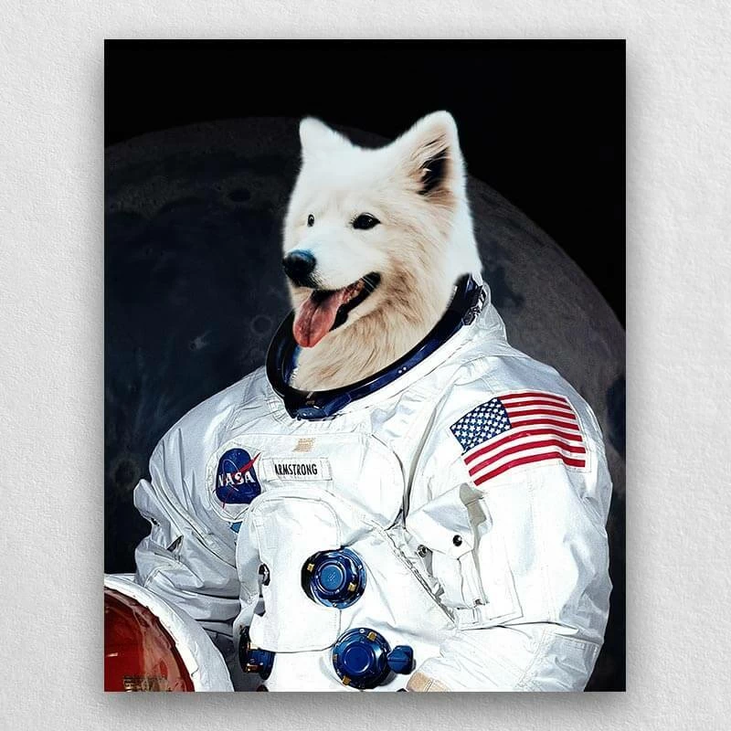 American Eskimo Personalize Dog Lover Gift For Custom Pet Portrait 