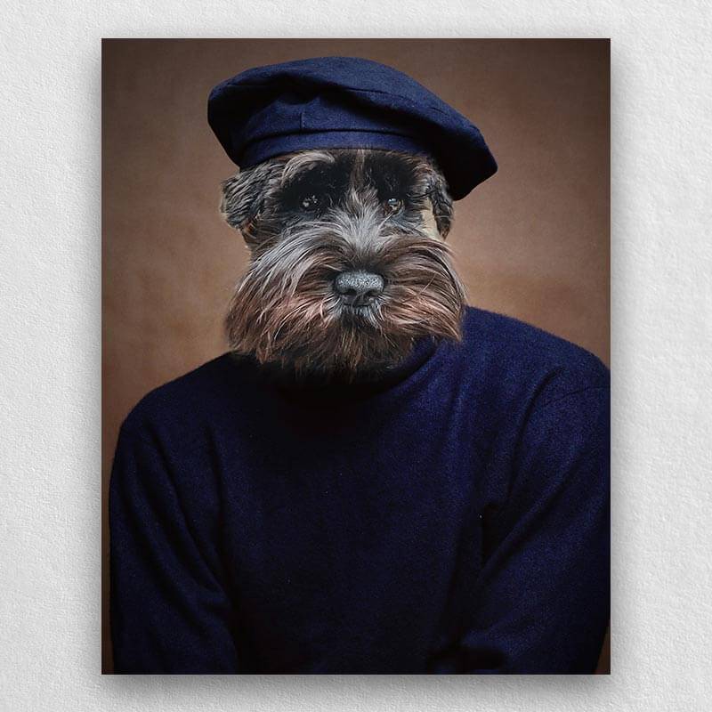 Casual Fashionista Pet Human Portrait Posh Pet Portraits