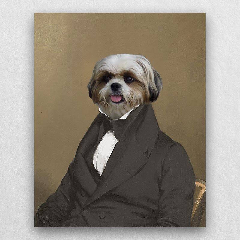 Classical Dog Portraits Pet Photo Portraits
