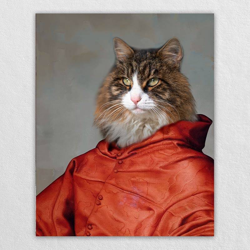 Cardinal Historical Pet Portraits Custom Pet Oil Paintings