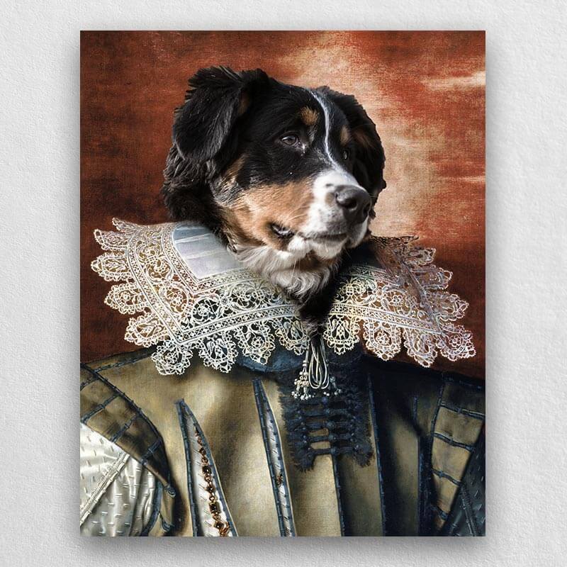 Duke Regal Pet Paintings Dog Portrait Painting