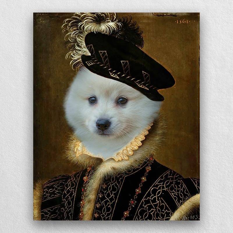 King Dog Portrait Cat Portrait Painting Pet Portrait Gift