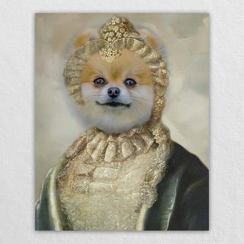 Duchess Royal Pet Portrait Painting Animal Photo Portraits
