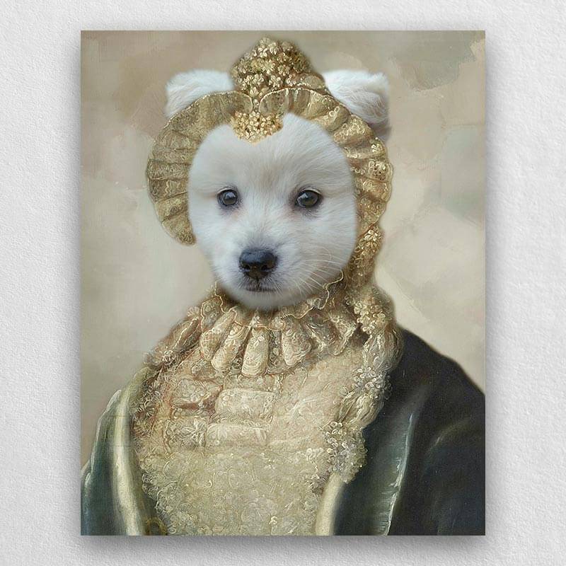 Duchess Royal Pet Portrait Painting Animal Photo Portraits