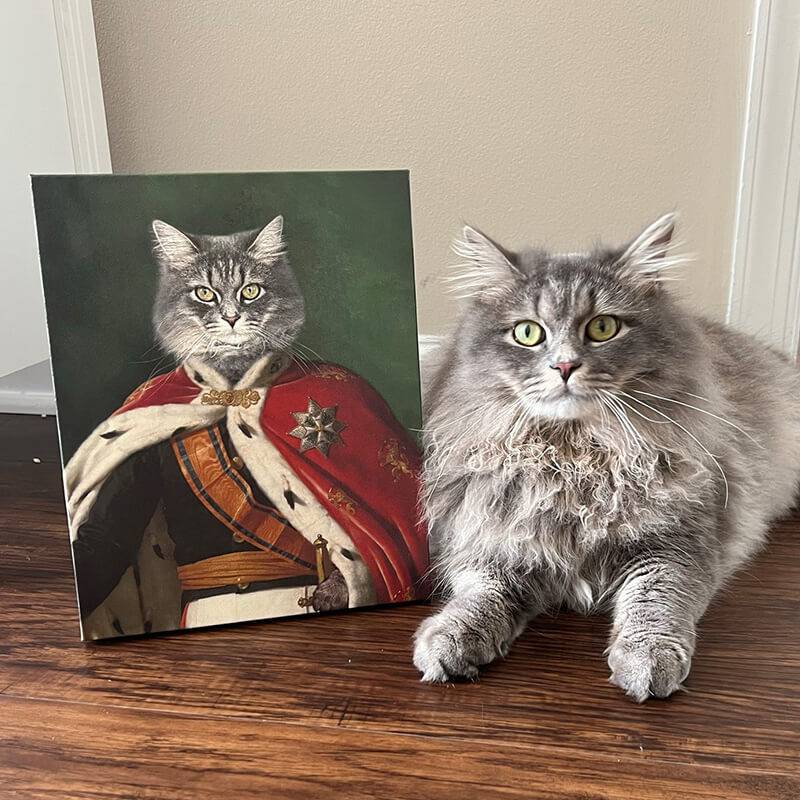 King Dog Painting Animal Pet Portraits Royalty