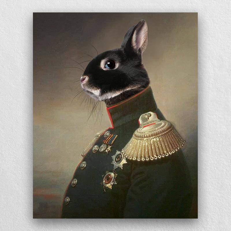 Emperor Royal Animal Portraits Pet Paintings Custom