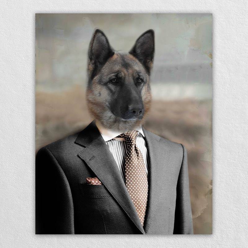 Professional Pet Portraits Dog Portraits In Suits