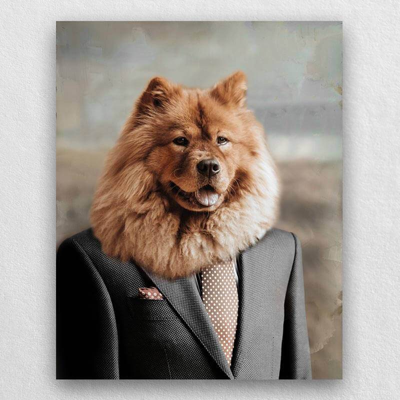 Professional Pet Portraits Dog Portraits In Suits