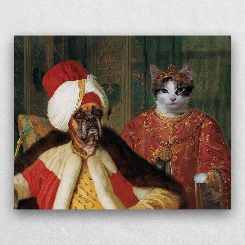 Ambassador And Kings Medieval Pet Art Portraits