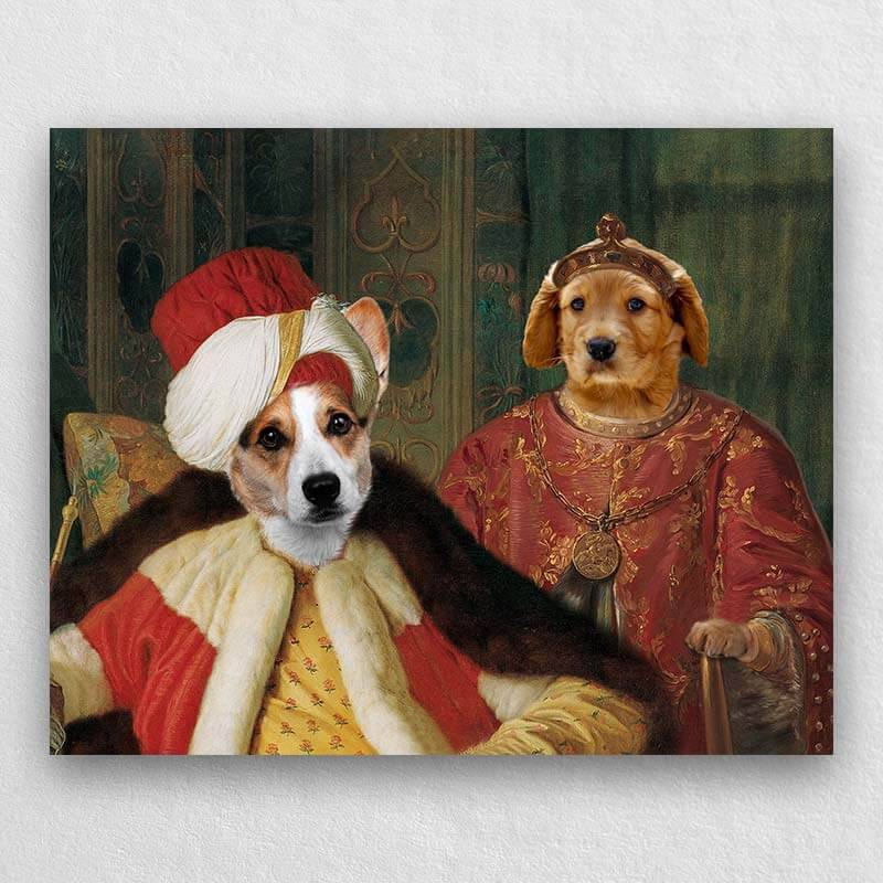 Ambassador And Kings Medieval Pet Art Portraits