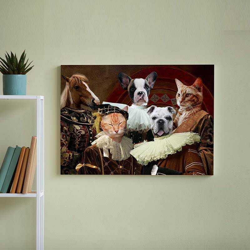 Aristocrat Custom Pet Canvas Pet Art
