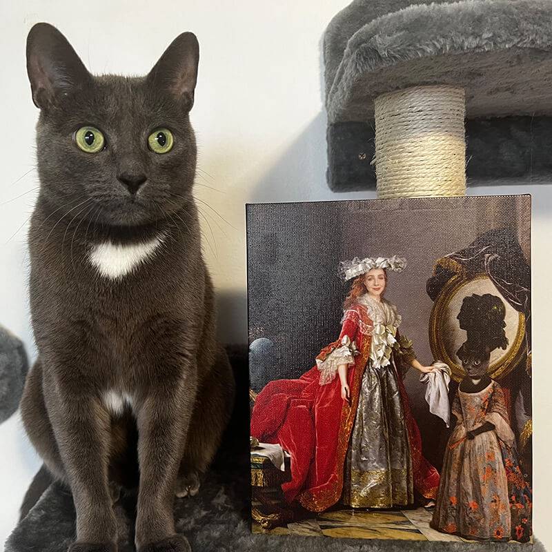 Royal Pet And Owner Portraits Canvas