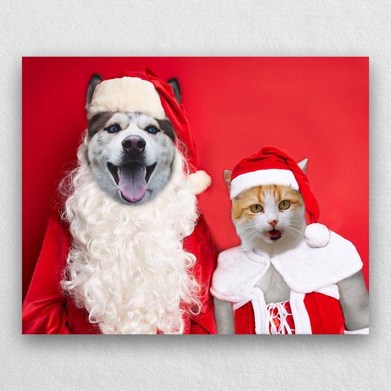 Christmas Pet Portraits In Costume