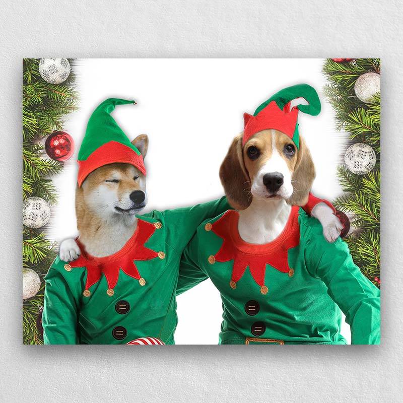 Pet Portraits Personalised Christmas Decorations