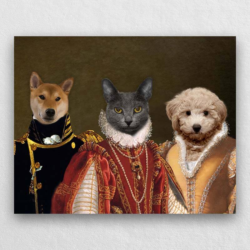 Renaissance Dog Portraits Custom Cat Portraits