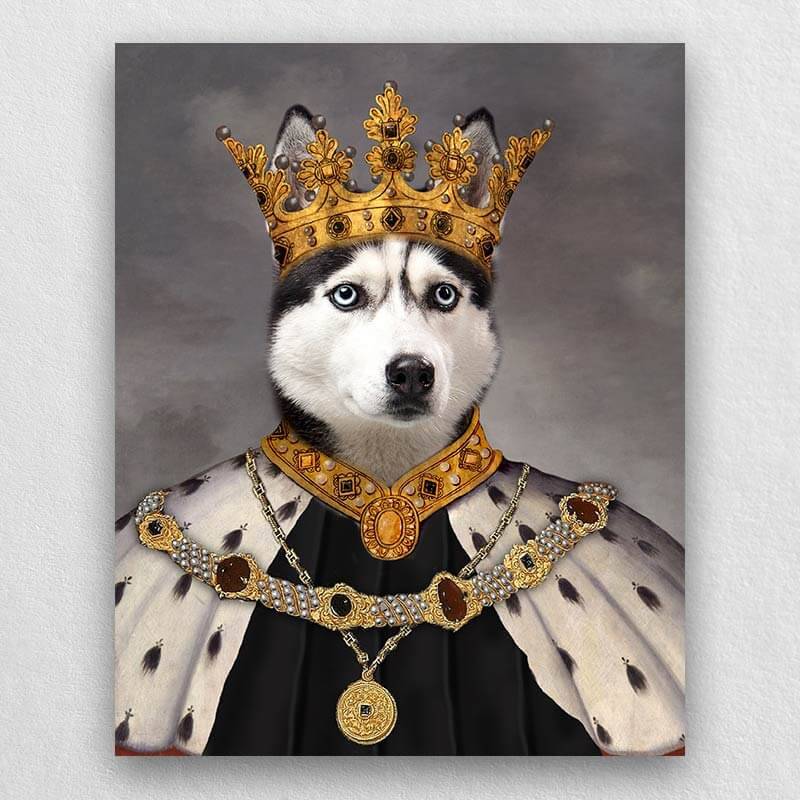 Best Royal King Custom Pet Portraits