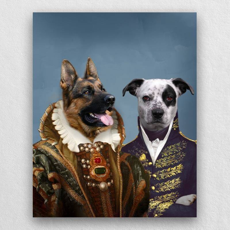 Your Pets Into Duchess And Military Officer Portraits