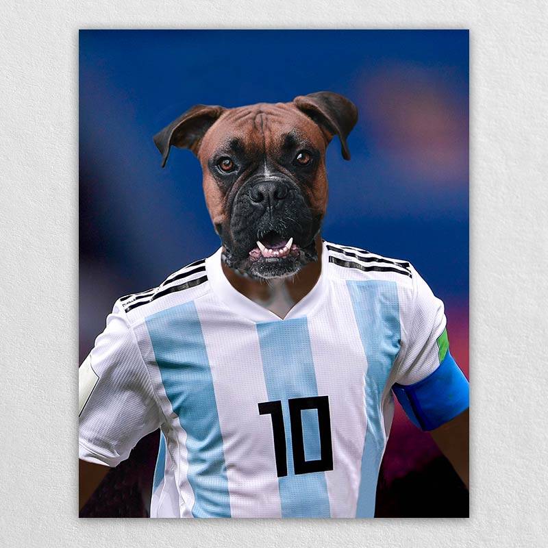 The Gifted Soccer Player Portrait Of Your Dog And Cat