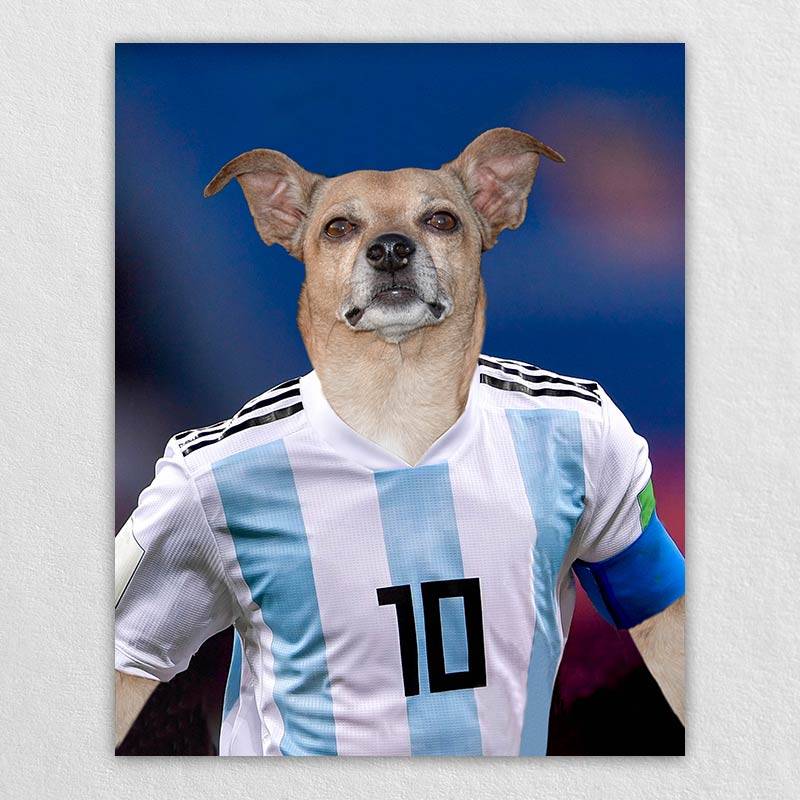 The Gifted Soccer Player Portrait Of Your Dog And Cat
