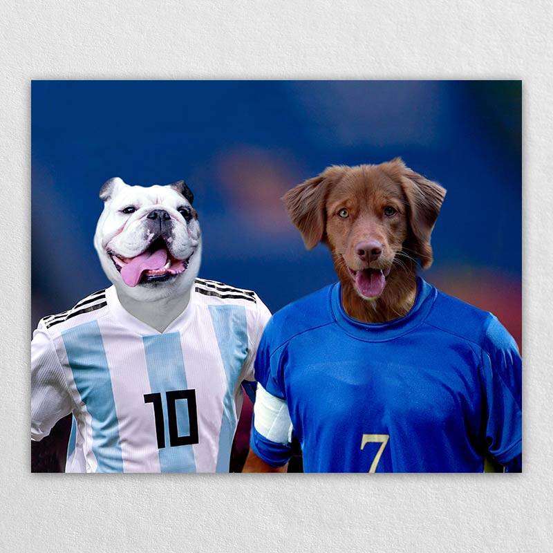 The Soccer Star Buddies Portraits With Pets