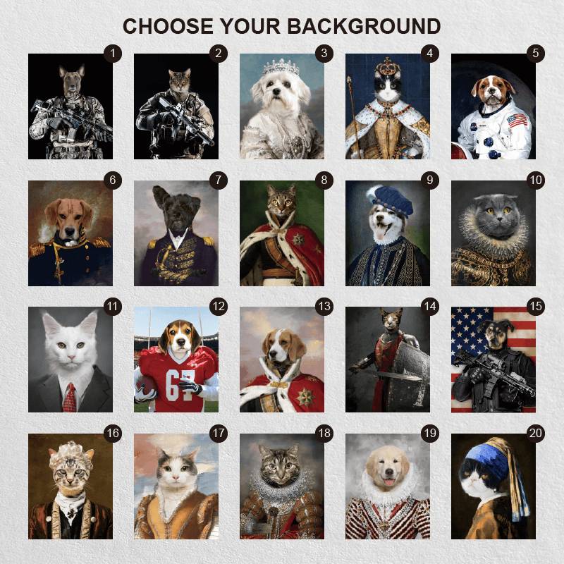 Custom Pet Portrait Stickers