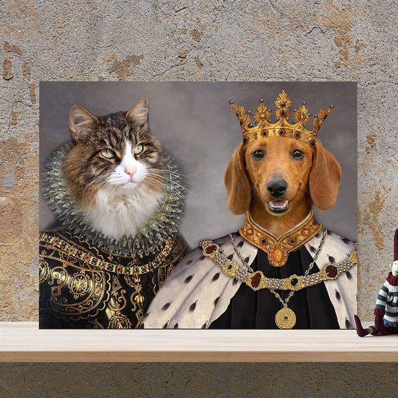 King Archduke Royal Pet Portraits On Human Bodies