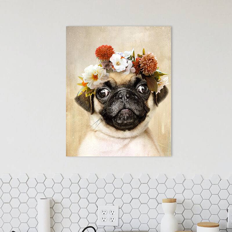 Precious Pet Portraits Custom Wall Canvas