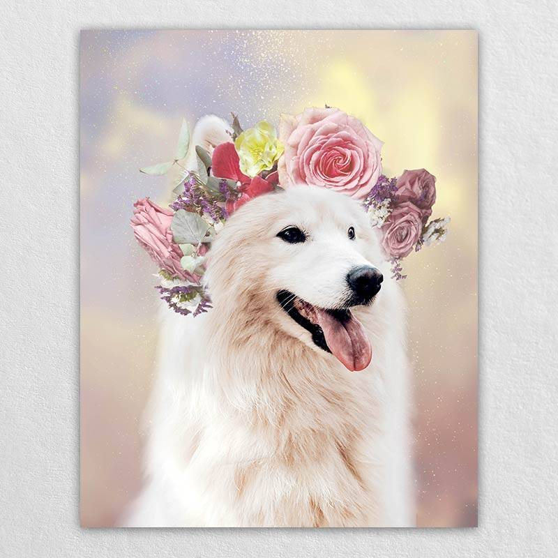 Portrait Pet Dog Picture Custom Family Gifts