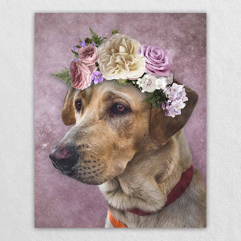 Personalized Animal Portraits Pet Canvas