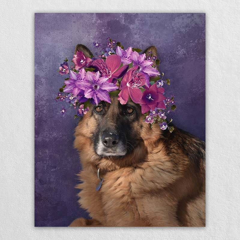 Pet Dog Painting Self Portrait