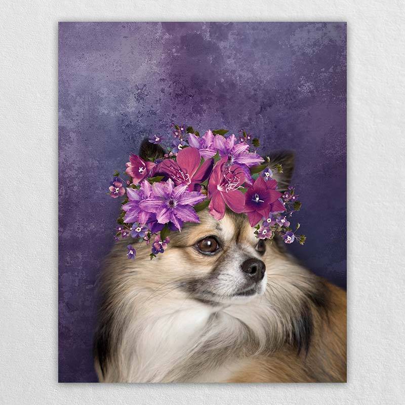 Pet Dog Painting Self Portrait