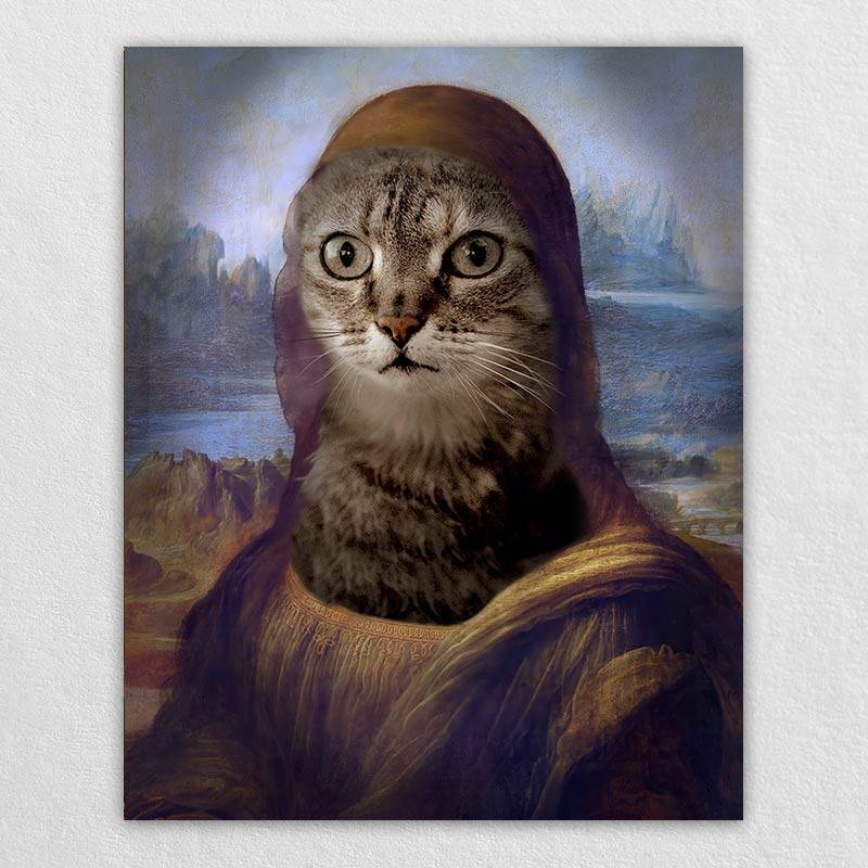 Cute Mona Lisa Famous Animal Portraits