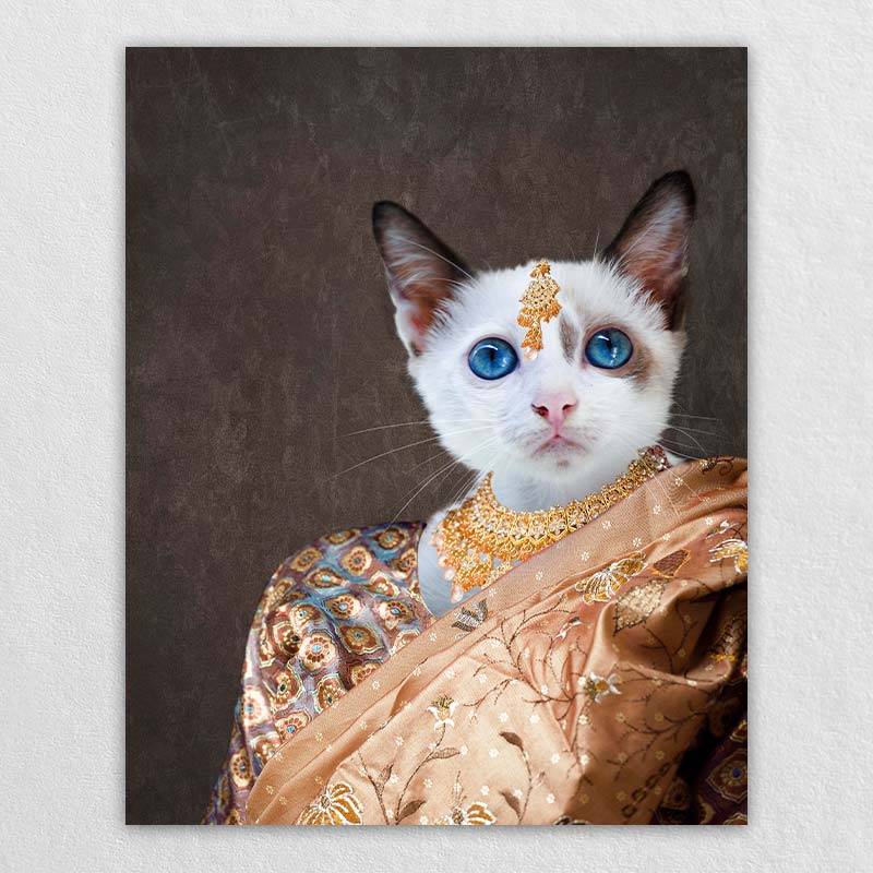 Sari Dog Cat Portraits Drawings Custom Made Gifts