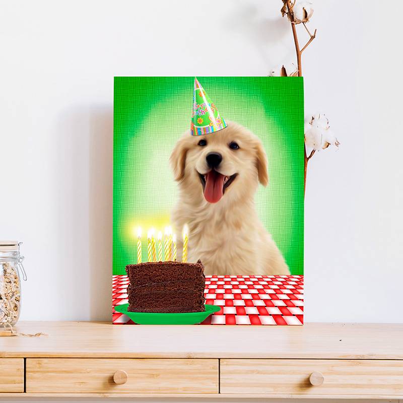 Colorful Dog Portraits Pet Paintings