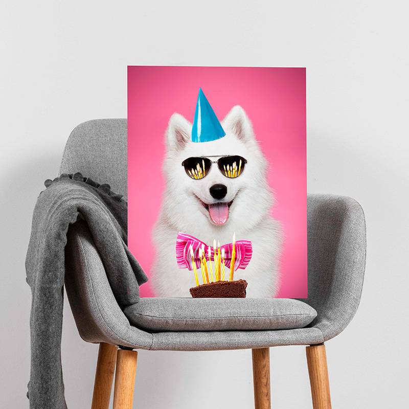 Cute Dog Portraits Custom Pet Canvas Funny