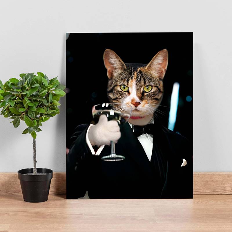 Novelty Pet Portraits Of Animals In Suits