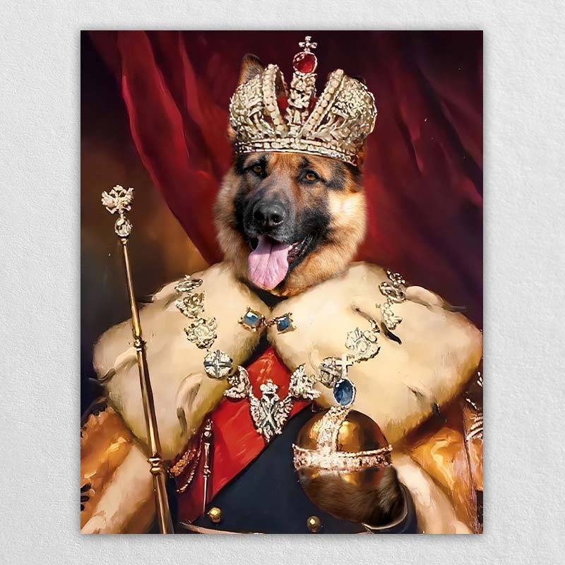 Custom King Pet Portraits