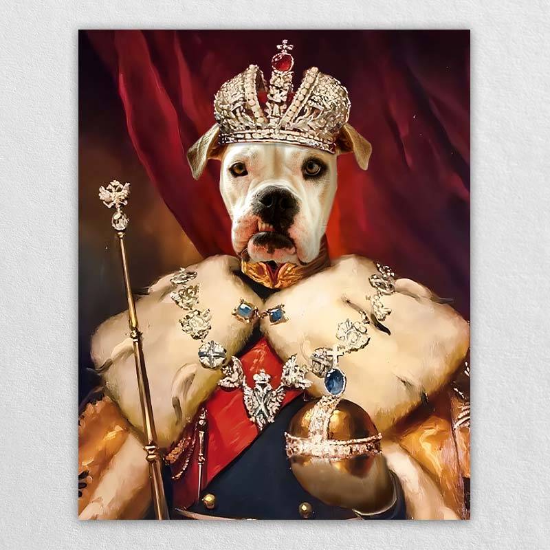 Custom King Pet Portraits