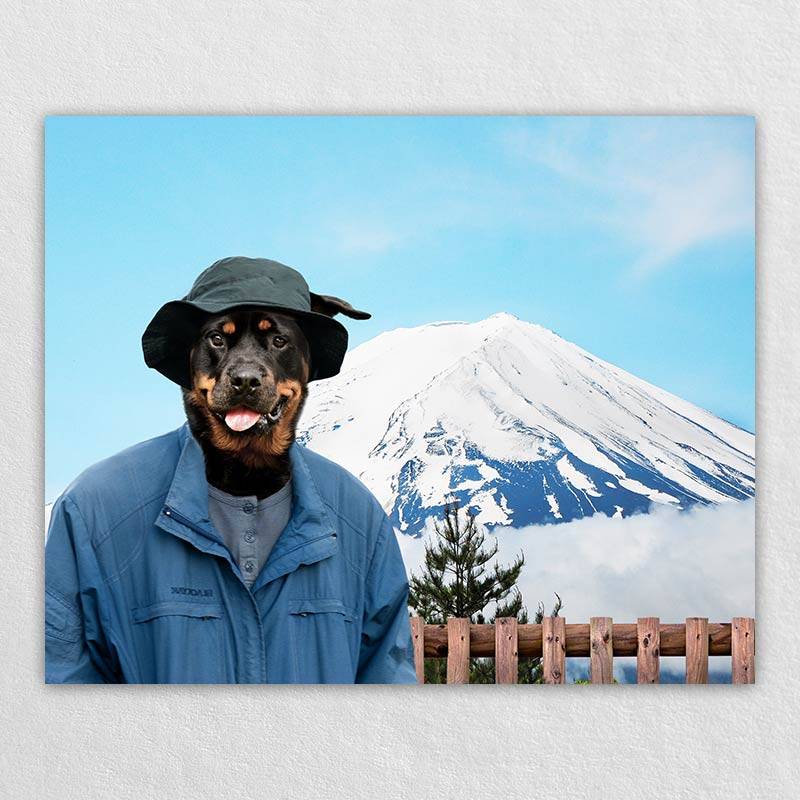 Fuji Trip Creative Dog Portraits Pet Portraits