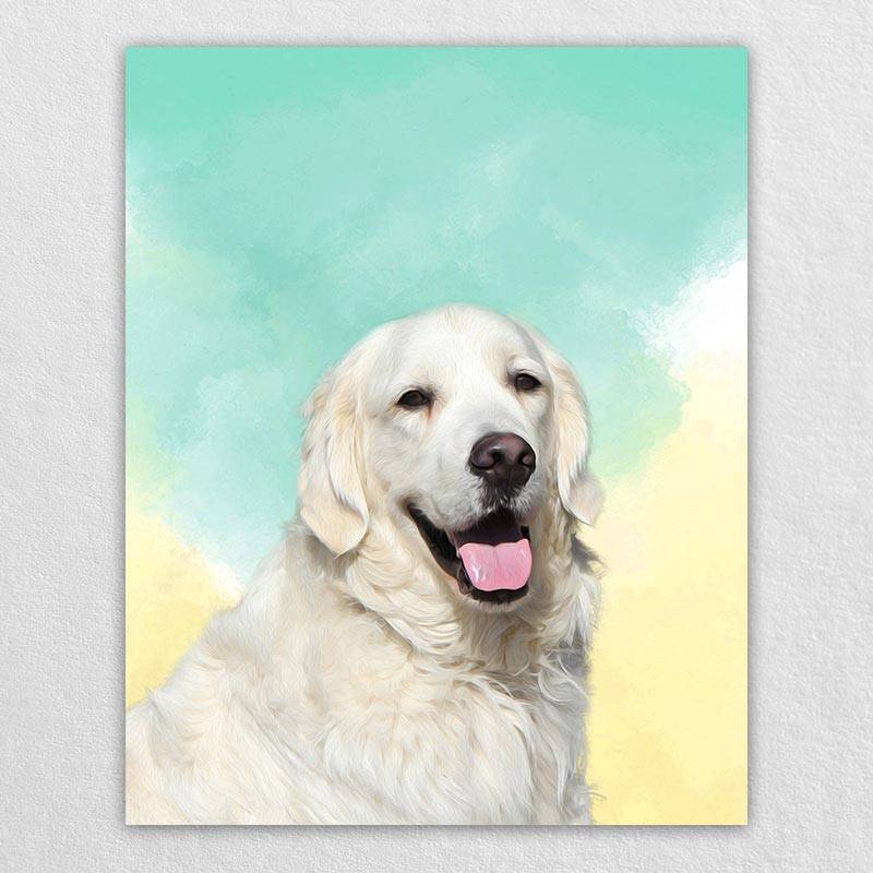Affordable Pet Portraits Pet Canvas
