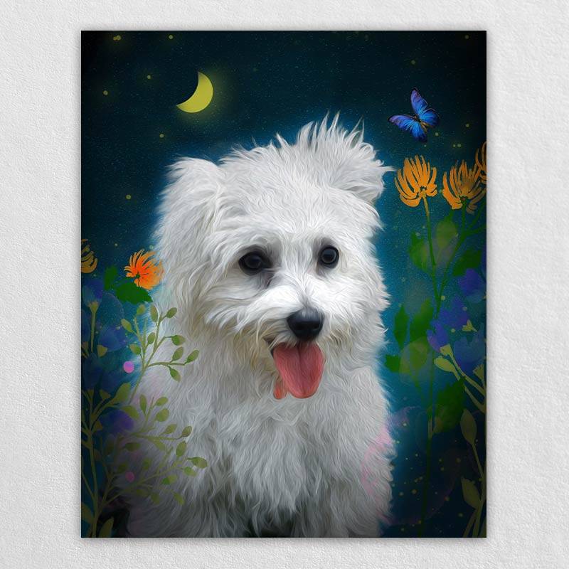 Pet Cat Dog Print Painting Animal Canvas