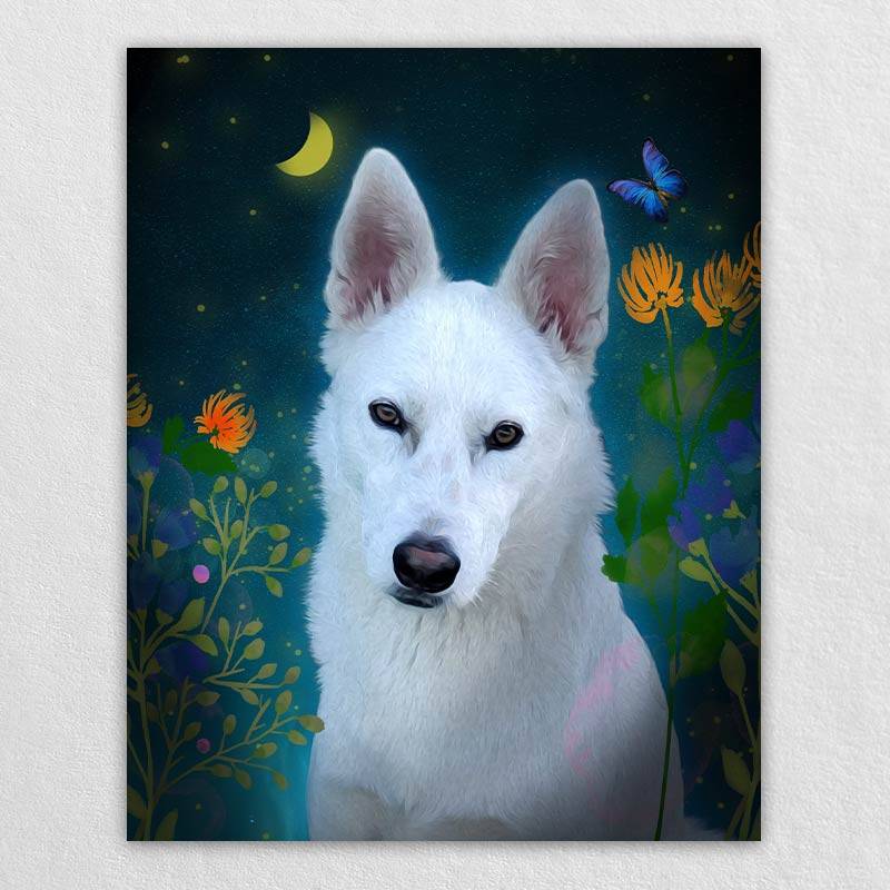 Pet Cat Dog Print Painting Animal Canvas