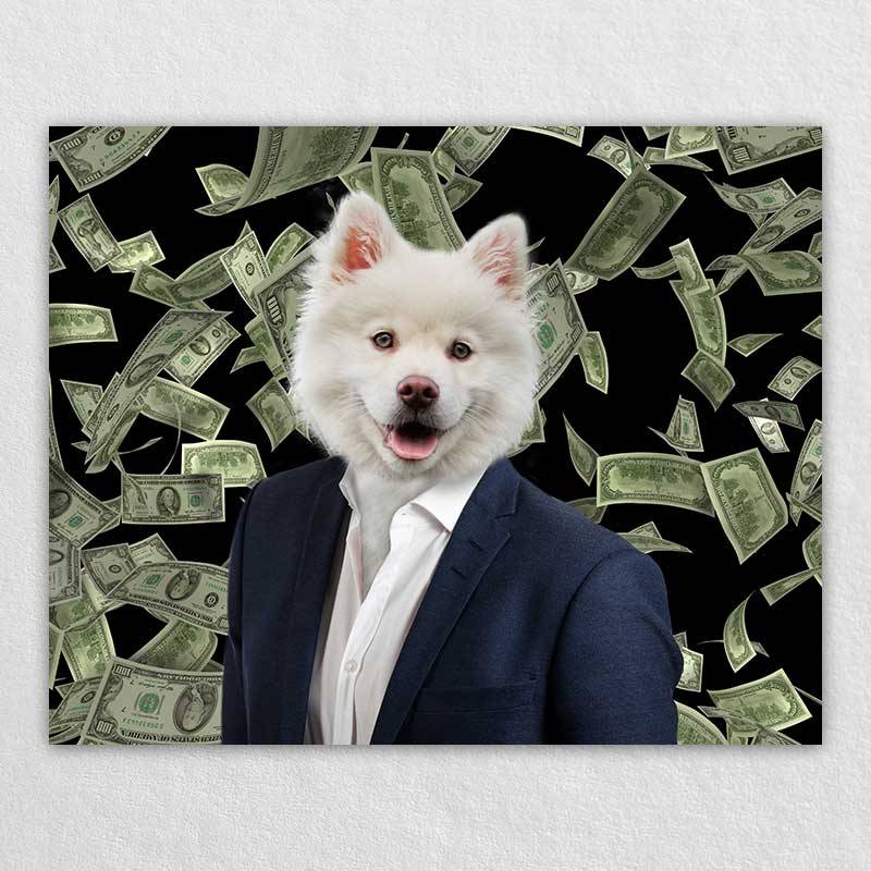 Custom Pet Cute Dog Canvas Pictures