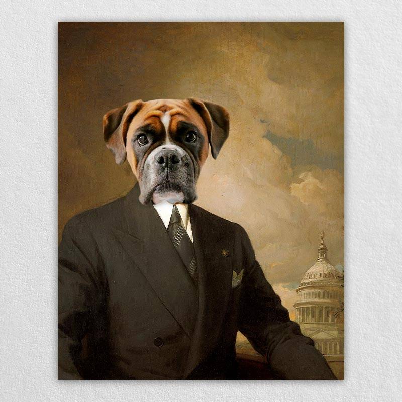 Painting Of Dogs Custom Pet Portrait Painting